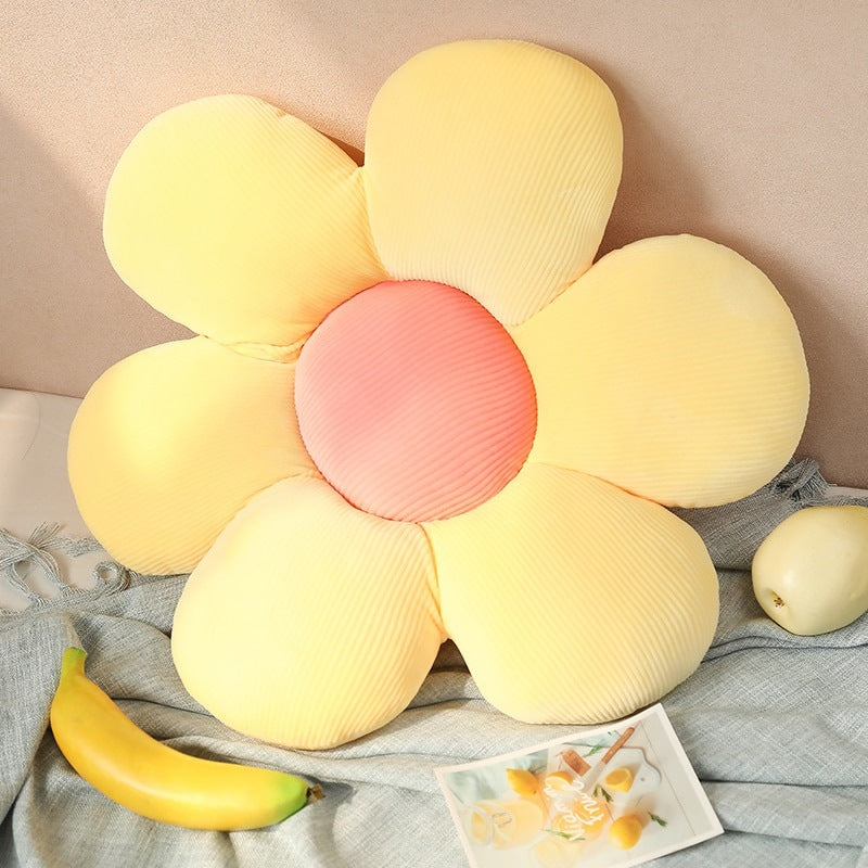 Daisy Flower Floor Pillow  Home Decorative Seating Cushion