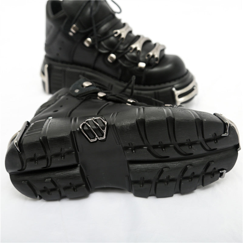 Womens Punk Style Platform Sneakers Shoes