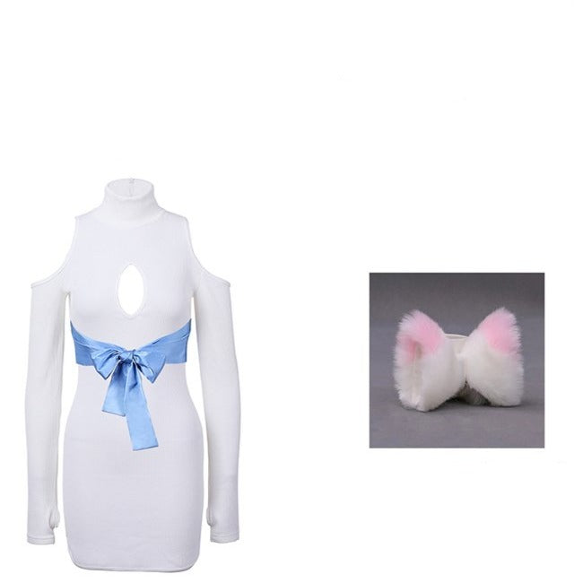 Japanese Sexy CatGirl Cos 3D Cat Paw Dress