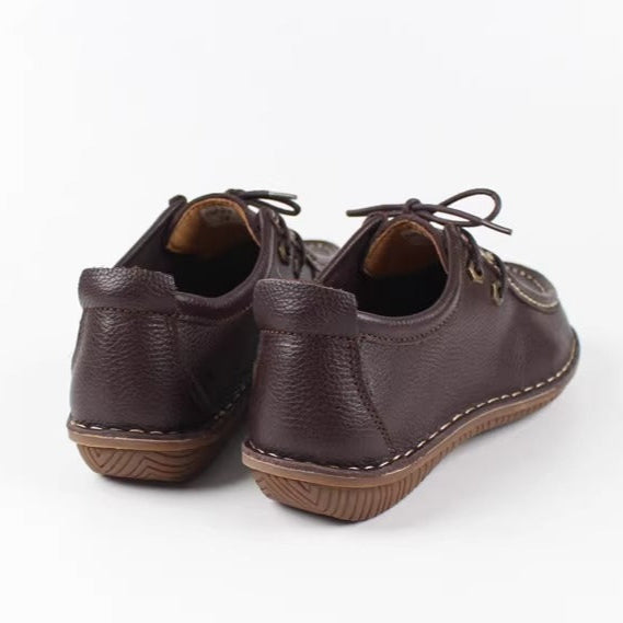 Women's Handmade Leather Casual Comfort Classic Oxford Shoes