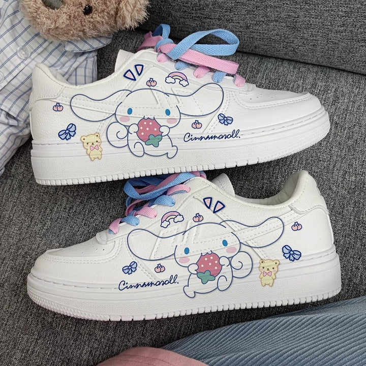 Cute Print Strawberries Cute Anime Shoes Sneakers
