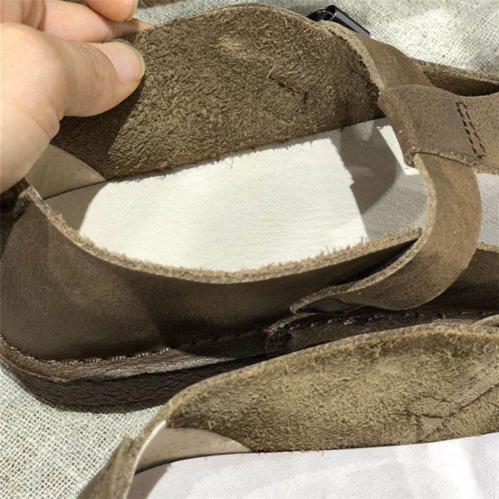 Handmade Leather Flat Soft Sole Women's Shoes