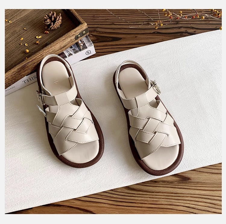 Women's Summer Open Toe Casual Flat Sandals
