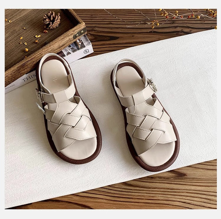 Women's Summer Open Toe Casual Flat Sandals
