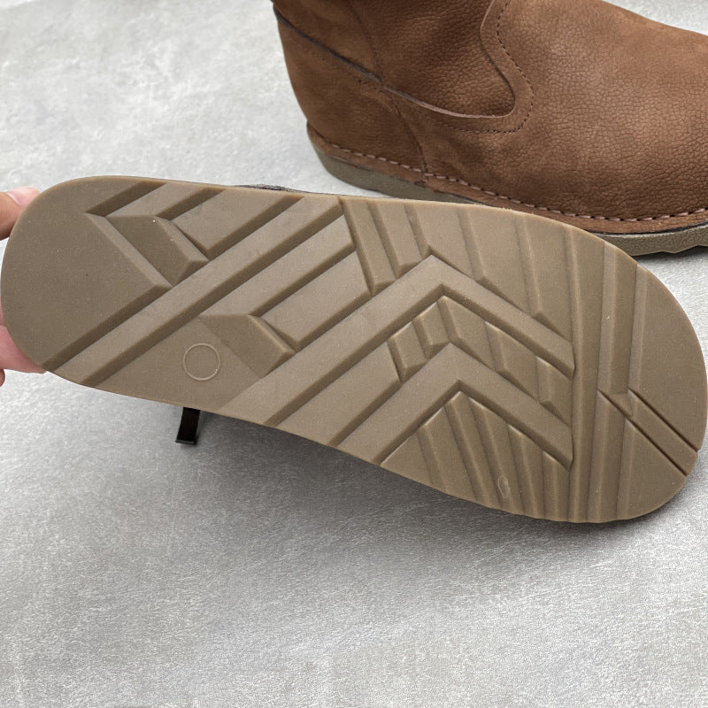 Women's Minimalist Leather Zipper Ankle Boots – Everyday Style