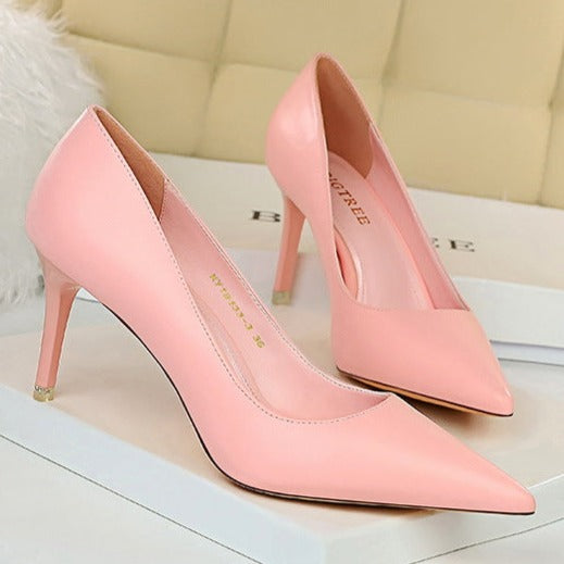 Pointed Toe Stiletto Heel Women's Wedding Shoes - 2.95inch