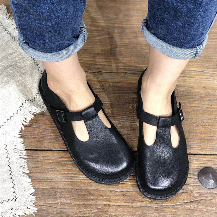 Handmade Leather Flat Soft Sole Women's Shoes