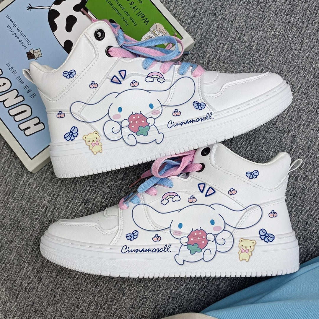 Cute Print Strawberries Cute Anime Shoes Sneakers