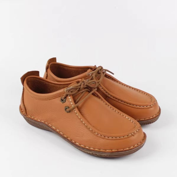 Women's Handmade Leather Casual Comfort Classic Oxford Shoes