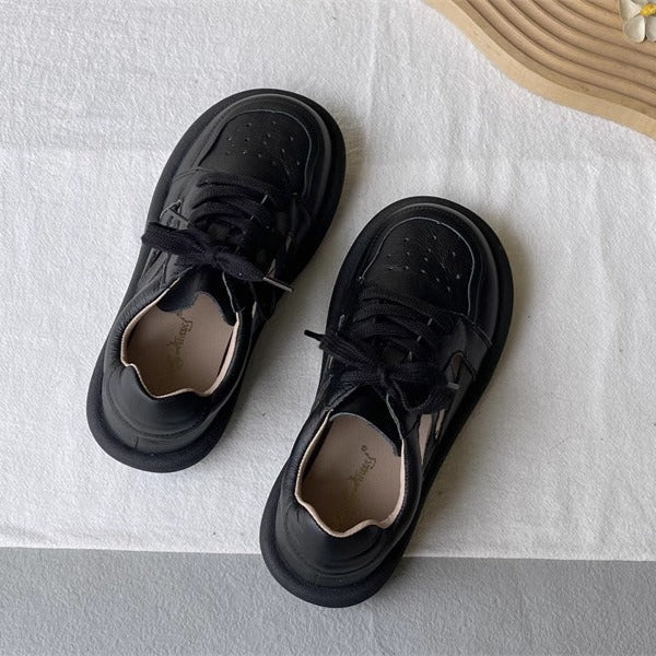 Women's Comfortable Cut-Out Leather Sneaker Sandals – Flat & Casual Everyday Style