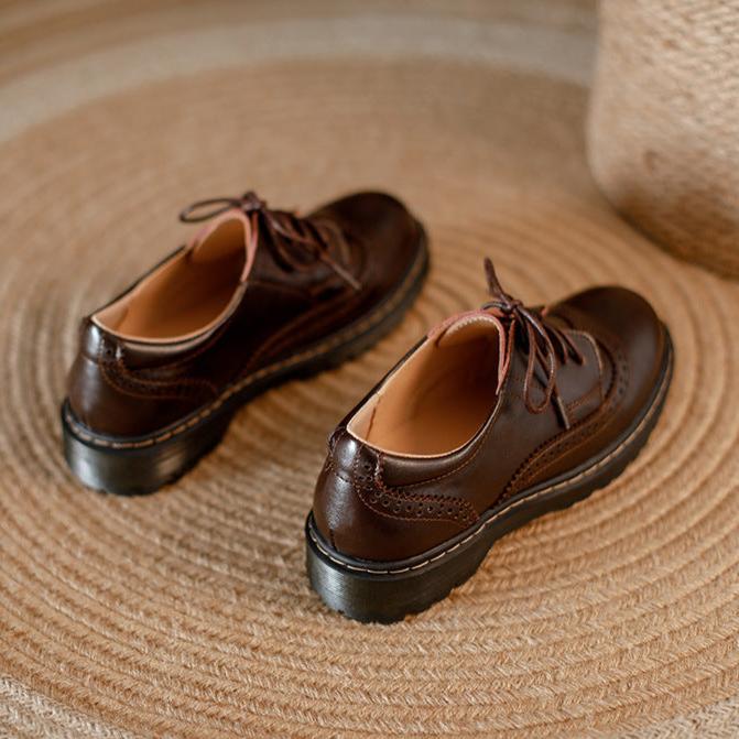 Women's Casual Brogue Style Oxford Shoes