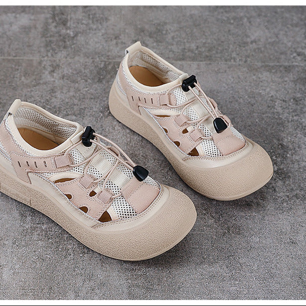 Women's Summer Color-Block Mesh Breathable Casual Sneakers