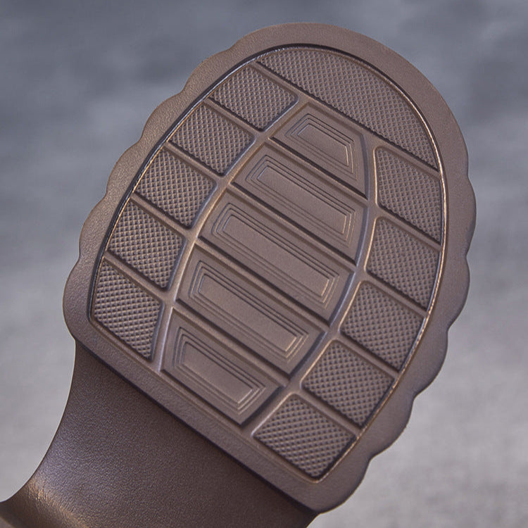 Luxury Leather Mary Janes for Women - Platform Heel with Velcro