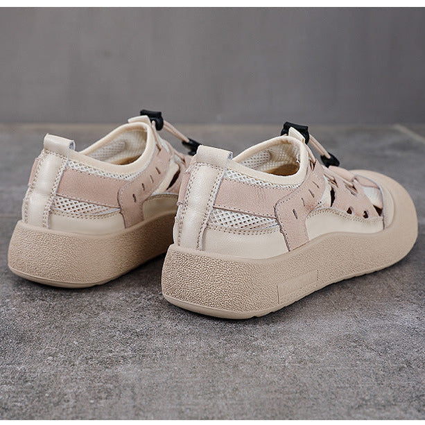 Women's Summer Color-Block Mesh Breathable Casual Sneakers