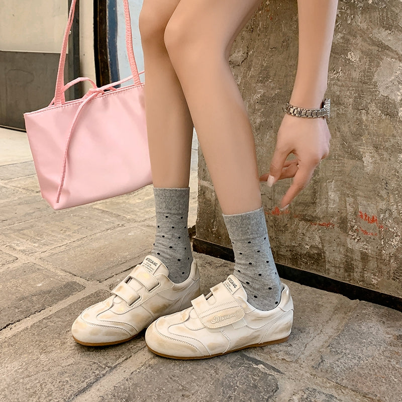 Women's Hidden Wedge Velcro Sneakers – Sporty & Stylish