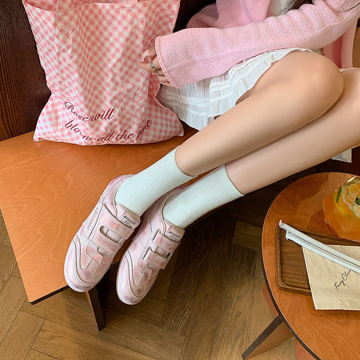Women's Hidden Wedge Velcro Sneakers – Sporty & Stylish