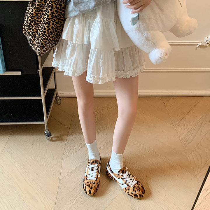 Women's Stylish Leopard Print Comfort Tennis Shoes