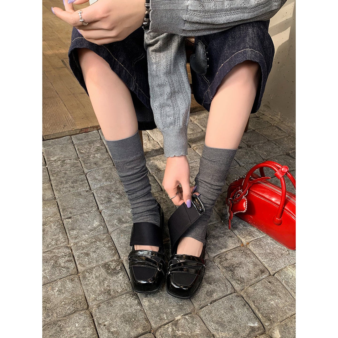 Women's Comfort Workwear Wedge Comfort Shoes with Adjustable Velcro Straps