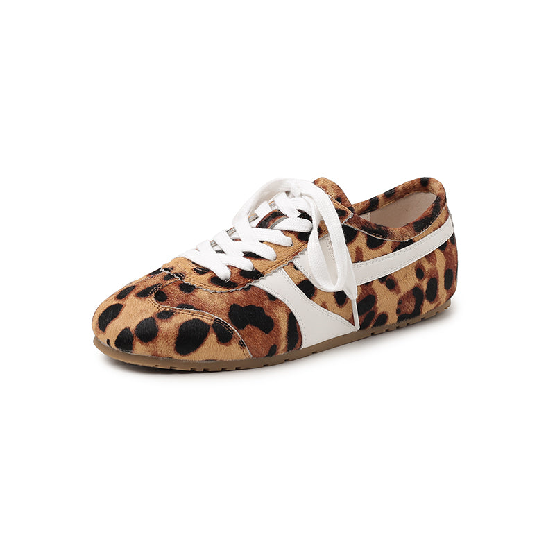 Women's Stylish Leopard Print Comfort Tennis Shoes