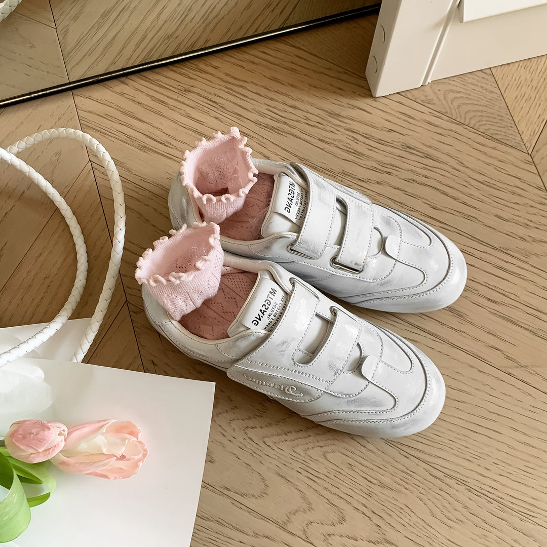 Women's Hidden Wedge Velcro Sneakers – Sporty & Stylish