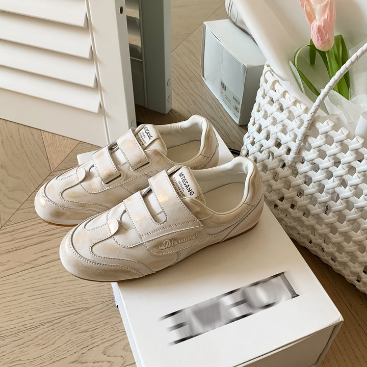 Women's Hidden Wedge Velcro Sneakers – Sporty & Stylish