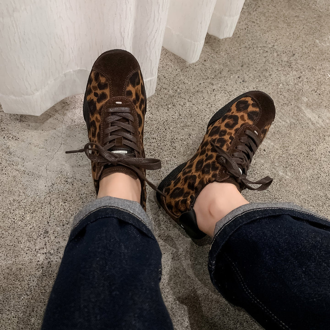 Women's Hidden Wedge Sneakers Lace Up Height Increasing Casual Shoes