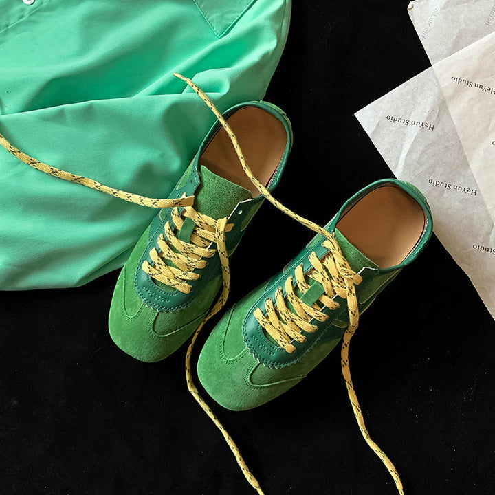 Women’s Casual Lace-Up Sneakers – Stylish Daily Walking Shoes