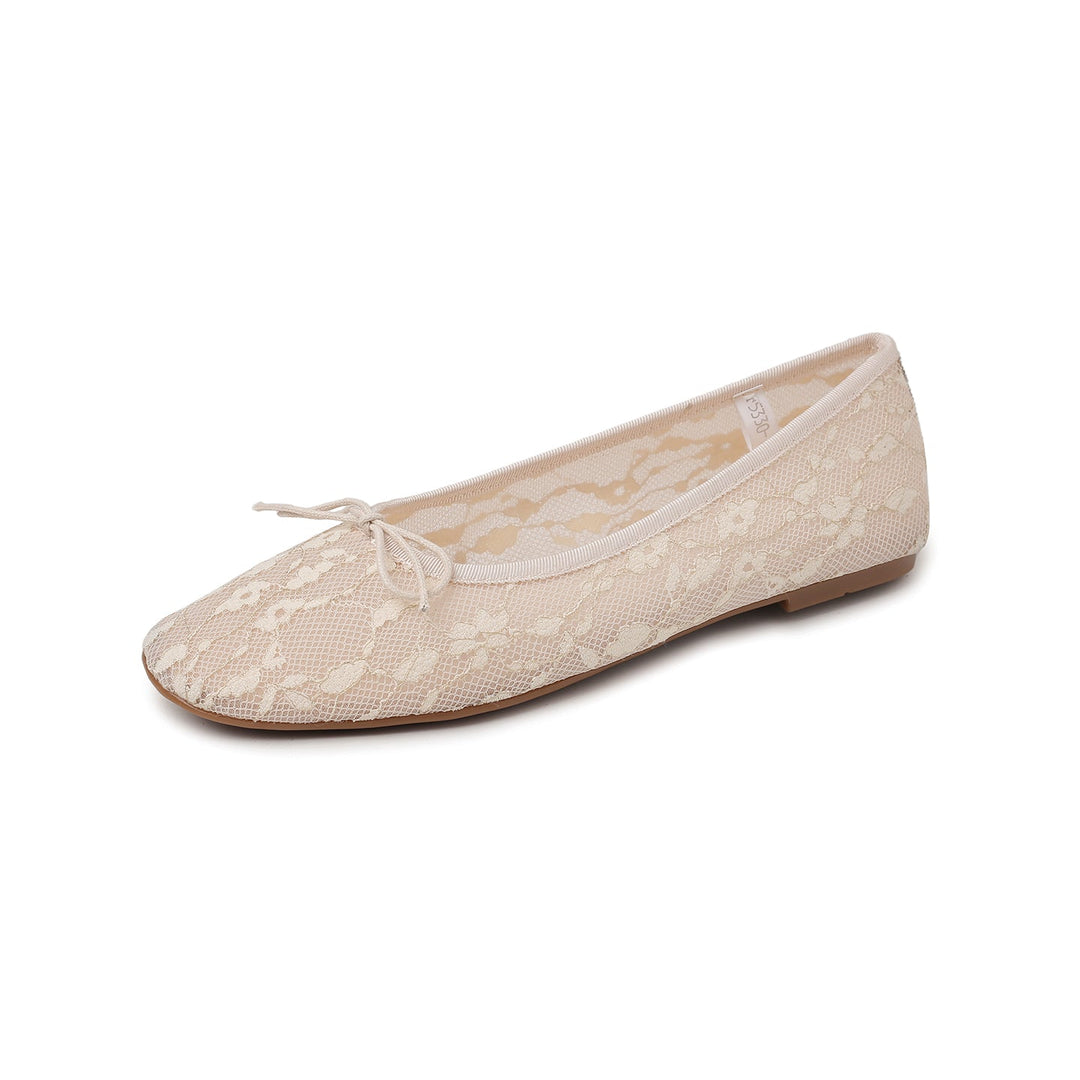 Women‘s French Style Lace Ballet Shoes - Elegant Summer Flats for Weddings and Daily Commute