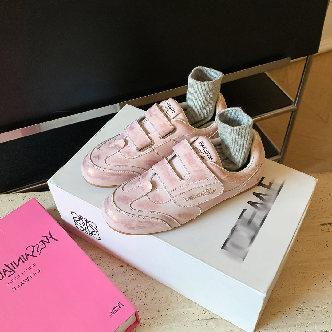 Women's Hidden Wedge Velcro Sneakers – Sporty & Stylish