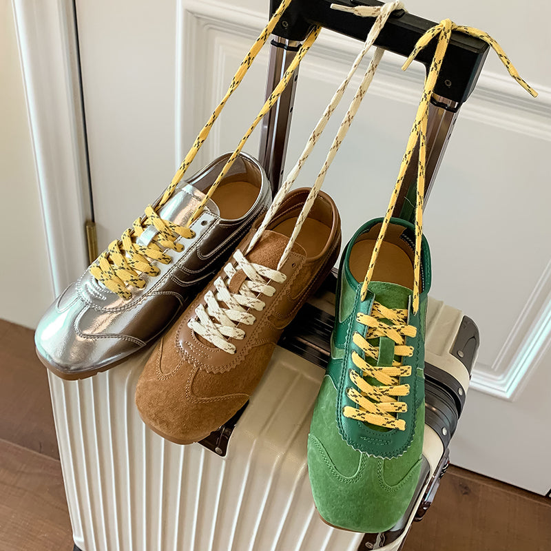 Women’s Casual Lace-Up Sneakers – Stylish Daily Walking Shoes