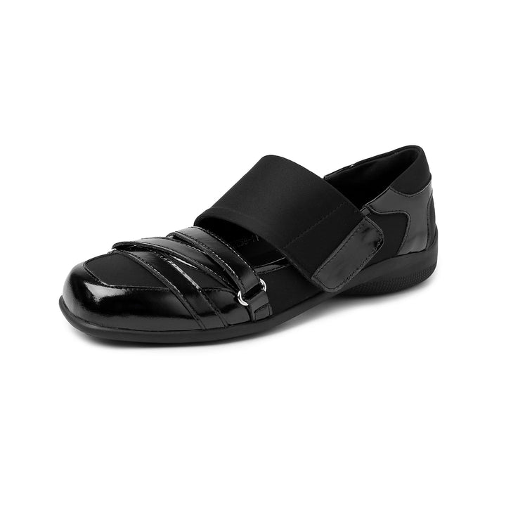 Women's Comfort Workwear Wedge Comfort Shoes with Adjustable Velcro Straps