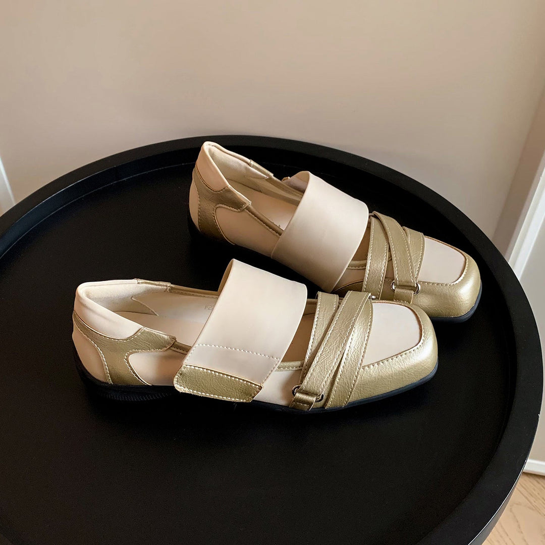 Women's Comfort Workwear Wedge Comfort Shoes with Adjustable Velcro Straps