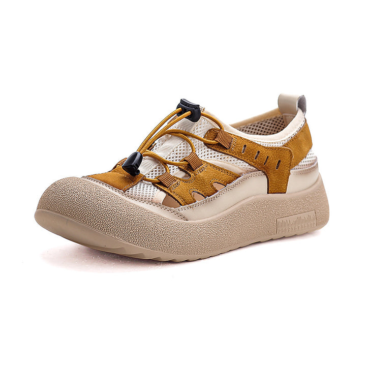 Women's Summer Color-Block Mesh Breathable Casual Sneakers