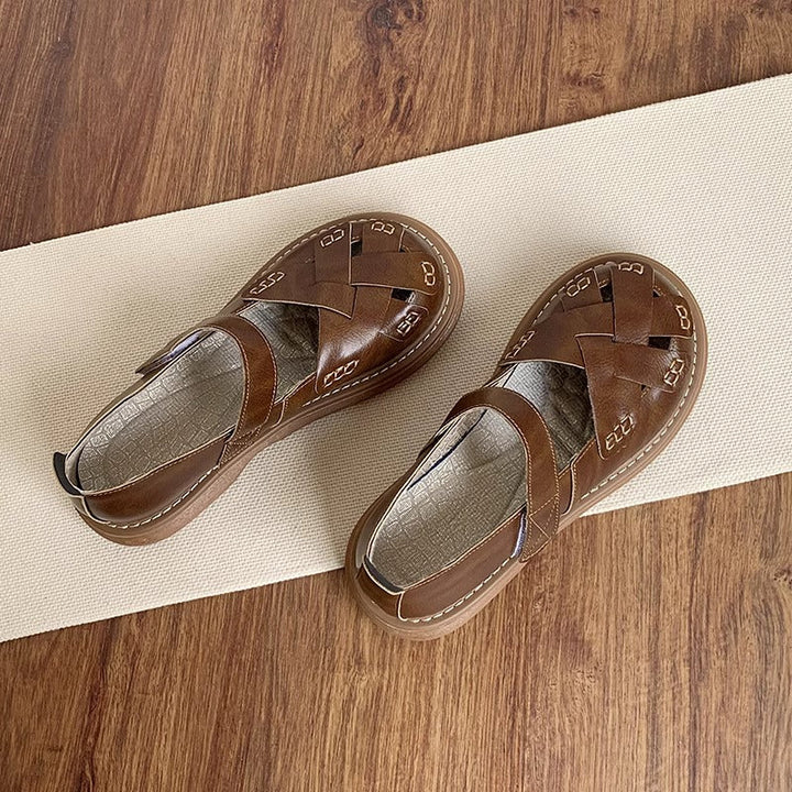 Women's Summer Closed Toe Cute Platform Sandals