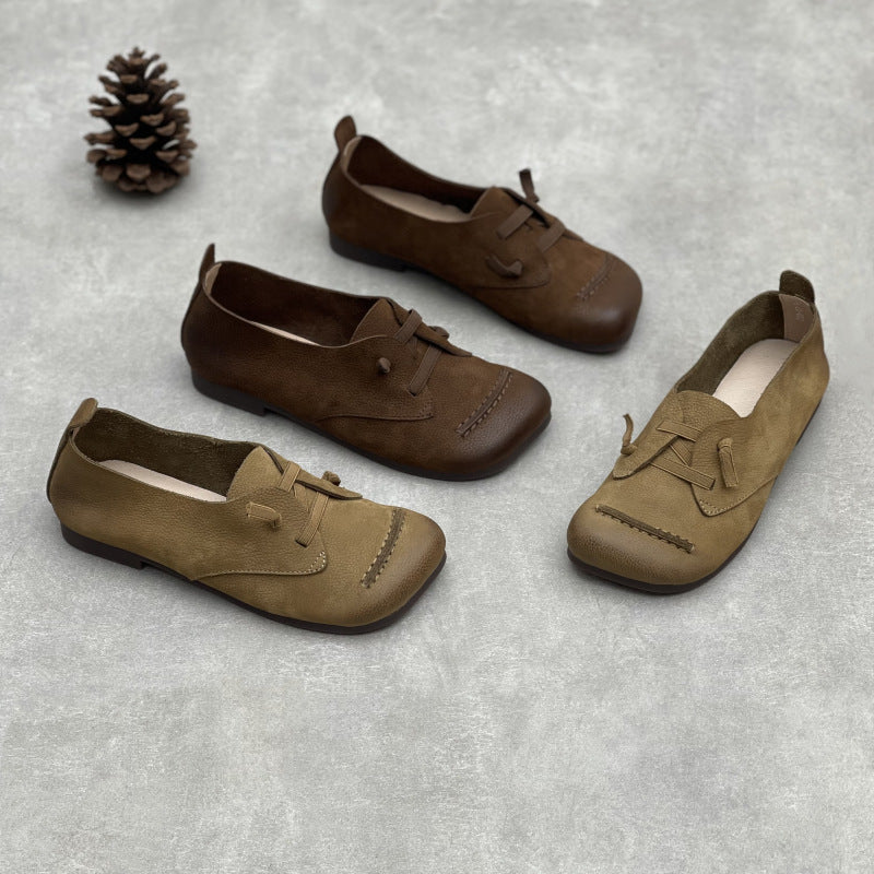 Comfortable Women's Leather Soft-Soled Everyday Walking Shoes