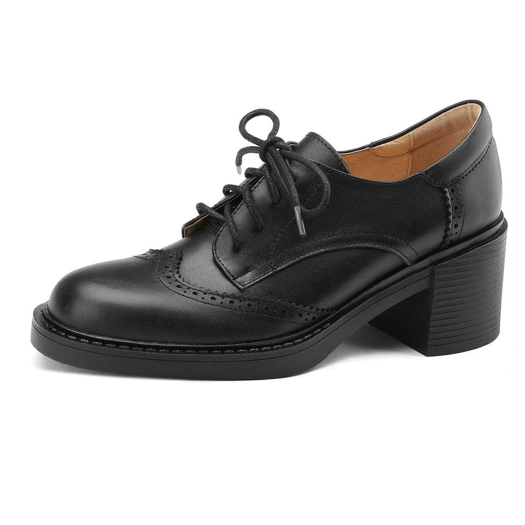 Clearance Sale Handmade Brogues Women's Shoes - Black