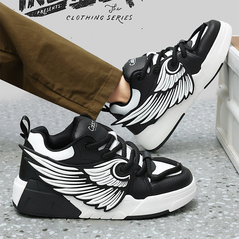 Casual Comfort Wings Skateboard Sneakers - Couple Style