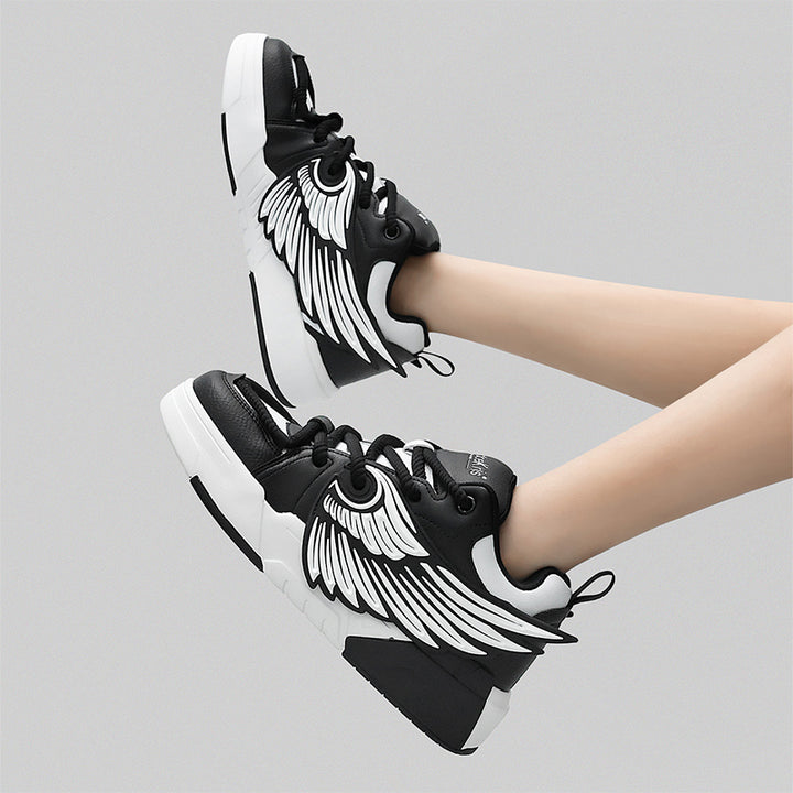 Casual Comfort Wings Skateboard Sneakers - Couple Style