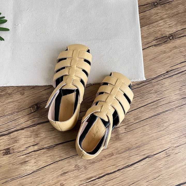 Women's Soft Leather Closed-Toe Fisherman Sandals – Casual & Breathable