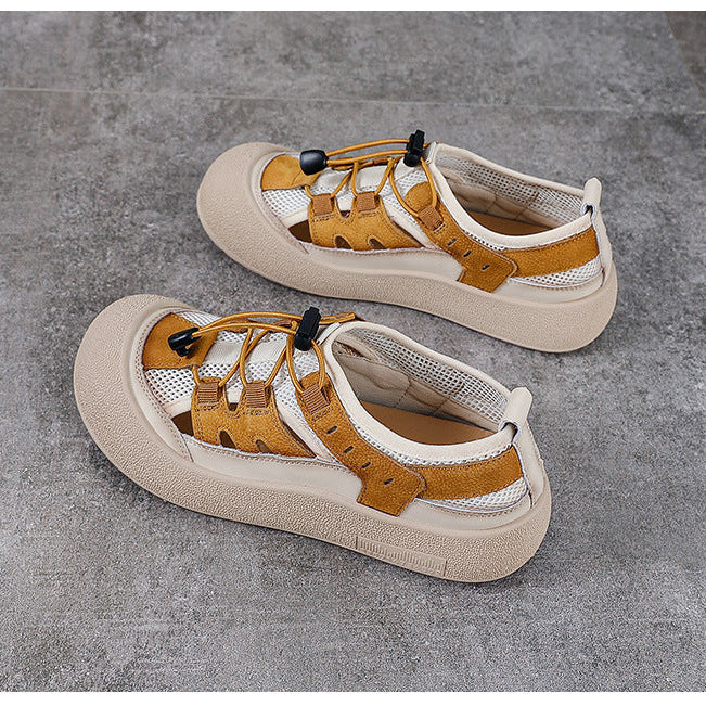 Women's Summer Color-Block Mesh Breathable Casual Sneakers