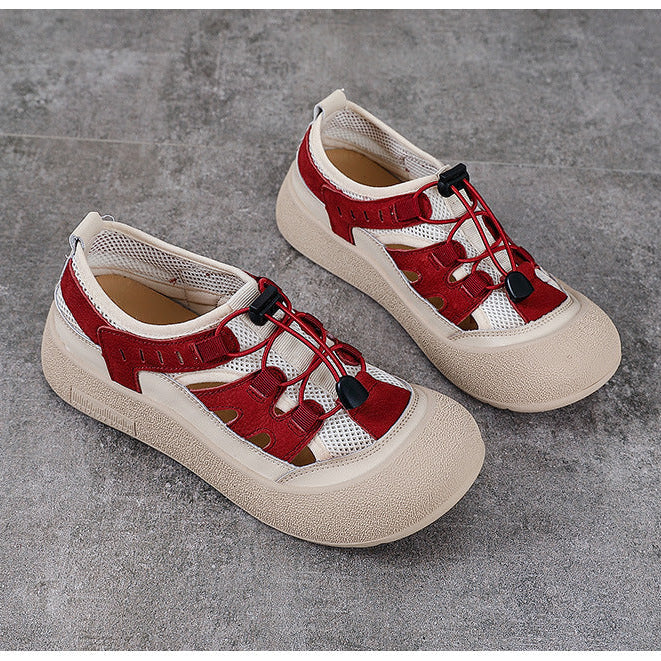 Women's Summer Color-Block Mesh Breathable Casual Sneakers