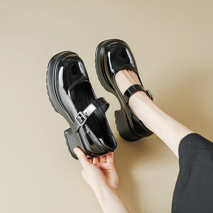 Women's Chunky Platform Mary Jane Pumps – Preppy High Heel Shoes