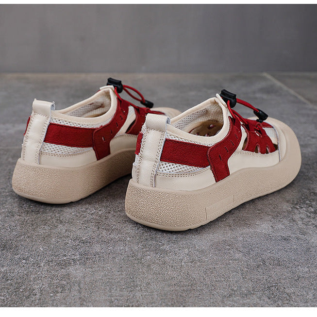 Women's Summer Color-Block Mesh Breathable Casual Sneakers