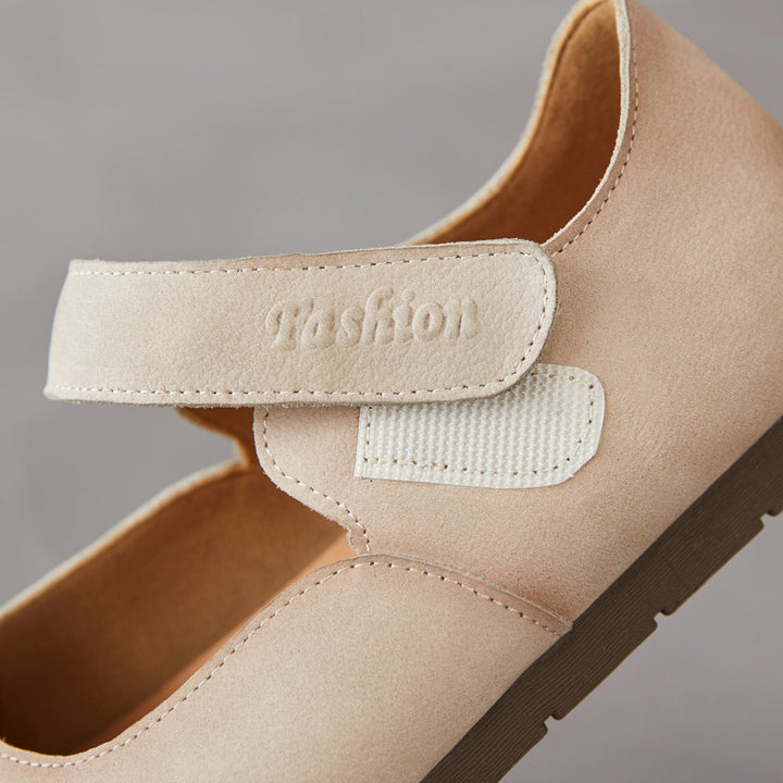 Women's Retro-Artistic Flat Mary Janes with Velcro Straps