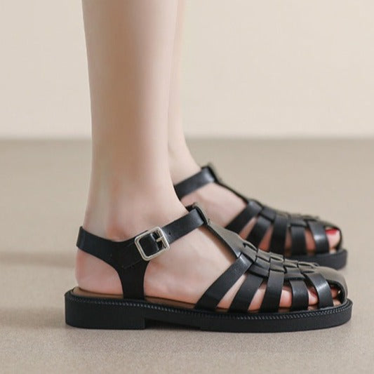 Womans Casual Closed Toe Fisherman Sandals