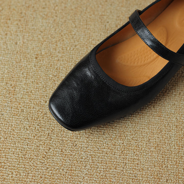 Clearance Sale Handmade Chic Womens Mary Jane $45.99 - Black/US8.5/CN40/250