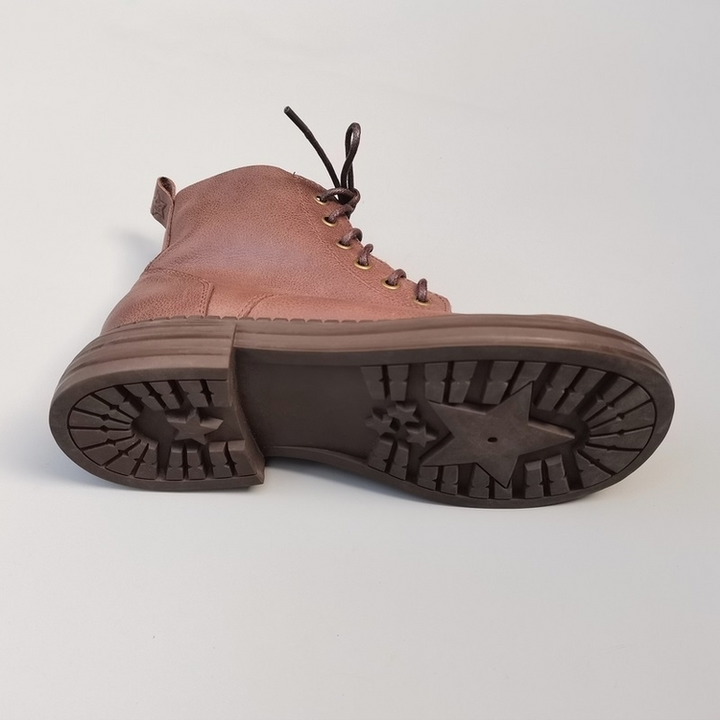 Wide-toe Box Handmade Genuine Leather Ankle Boots Casual Comfortable Women's Shoes