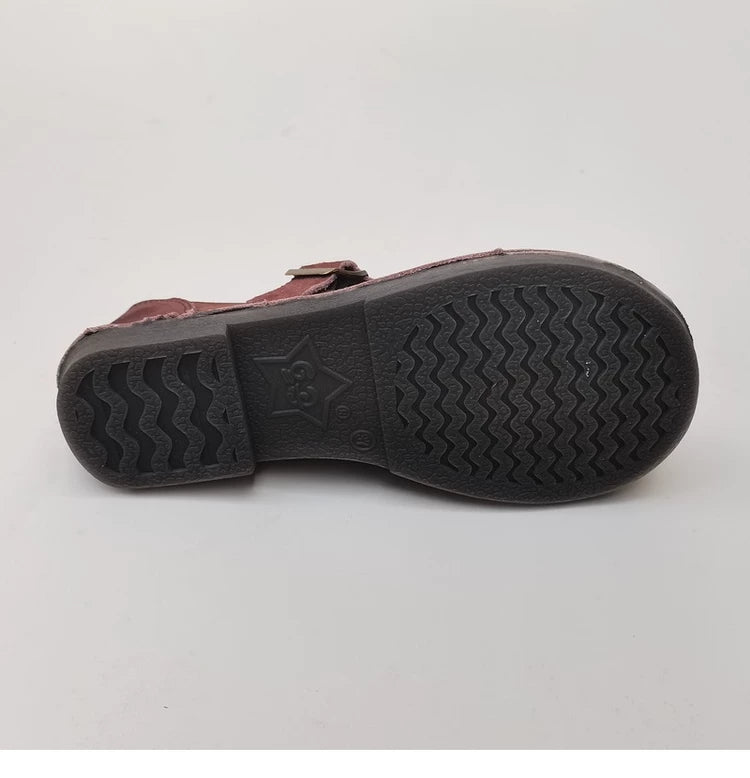 Women's Genuine Leather Loafers Extra Wide Toe Box Soft Sole Slip On Flat Shoes