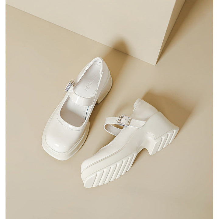 Women's Chunky Platform Mary Jane Pumps – Preppy High Heel Shoes