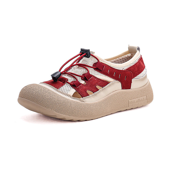 Women's Summer Color-Block Mesh Breathable Casual Sneakers